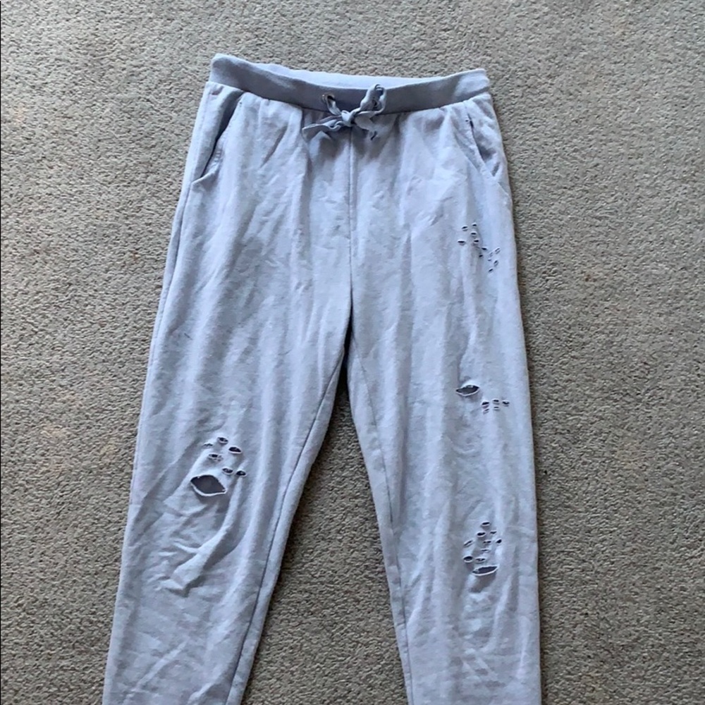 Ripped joggers